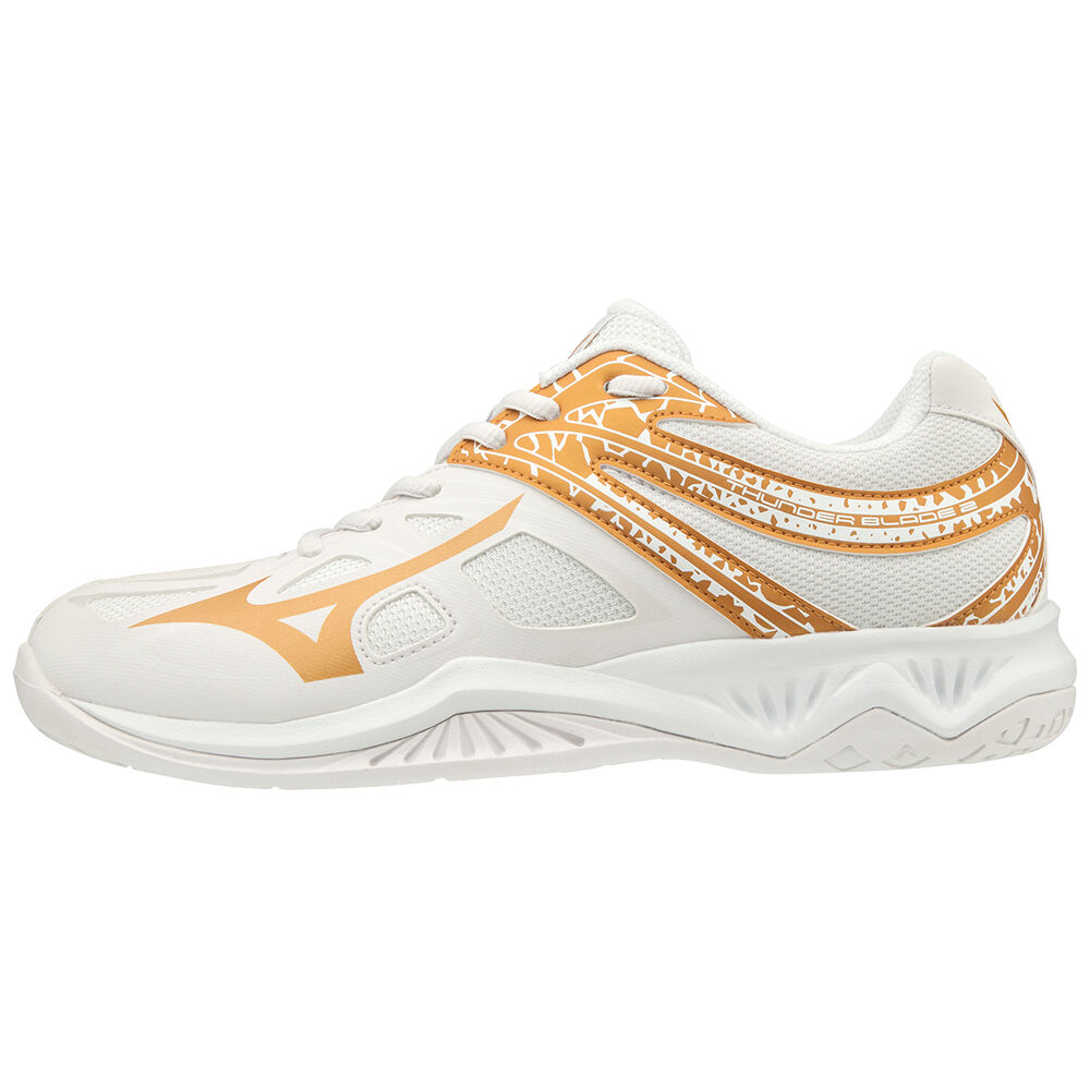 Sapatilhas Voleibol Mizuno THUNDER BLADE 2 - Mulher - Branco - ELOSH9782